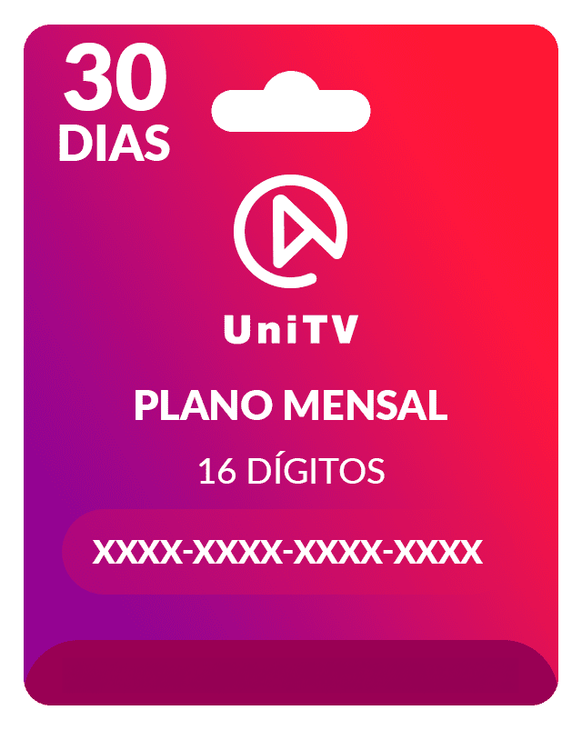 Cartão UniTV 30 dias